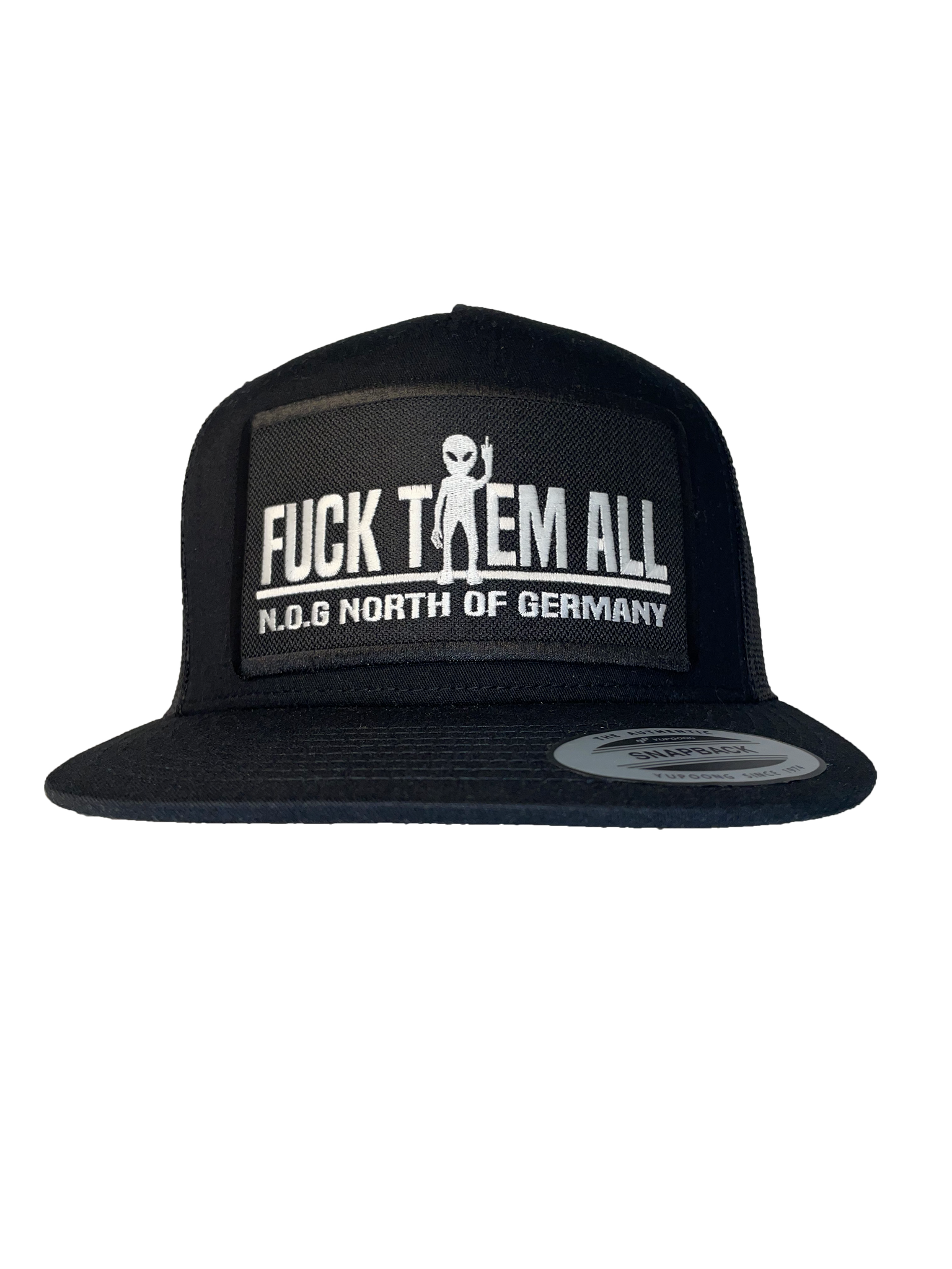 FUCK THEM ALL CAP BLACK