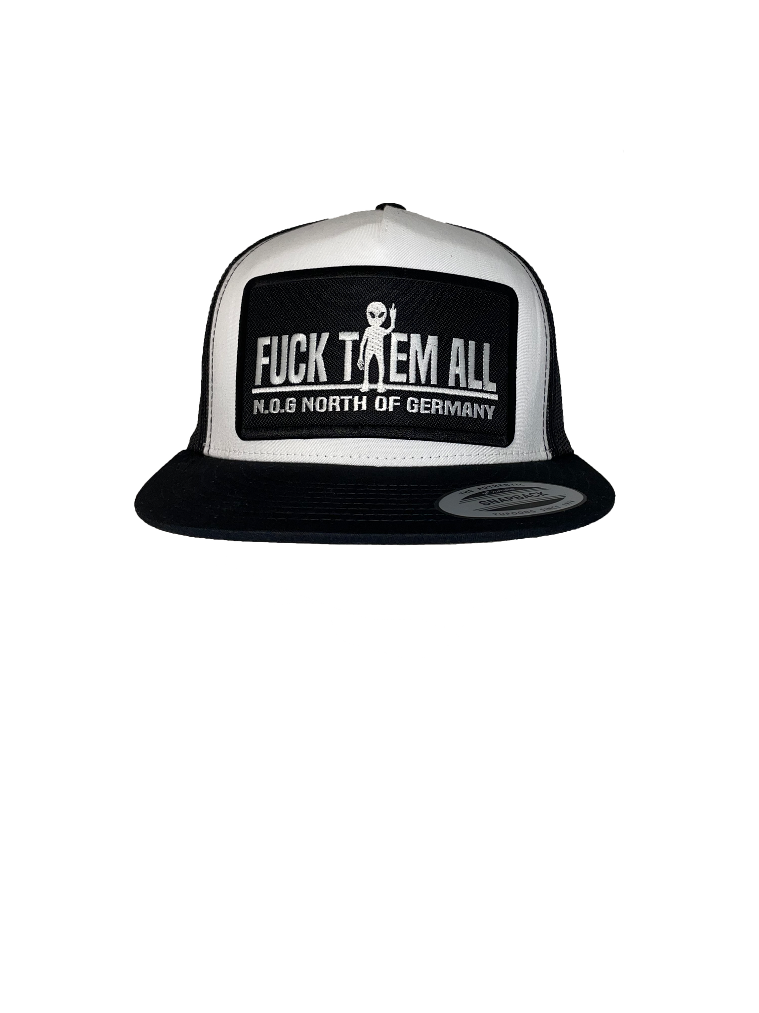 FUCK THEM ALL CAP WHITE